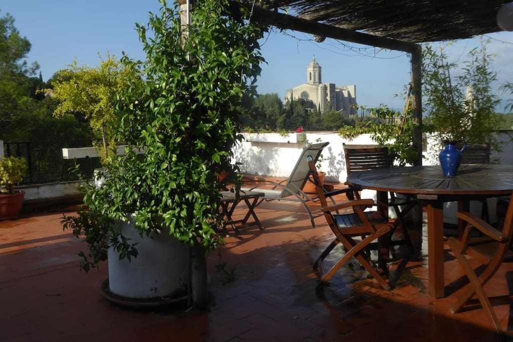 Apartamento Con Increibles Vistas Y Terraza Gérone Extérieur photo