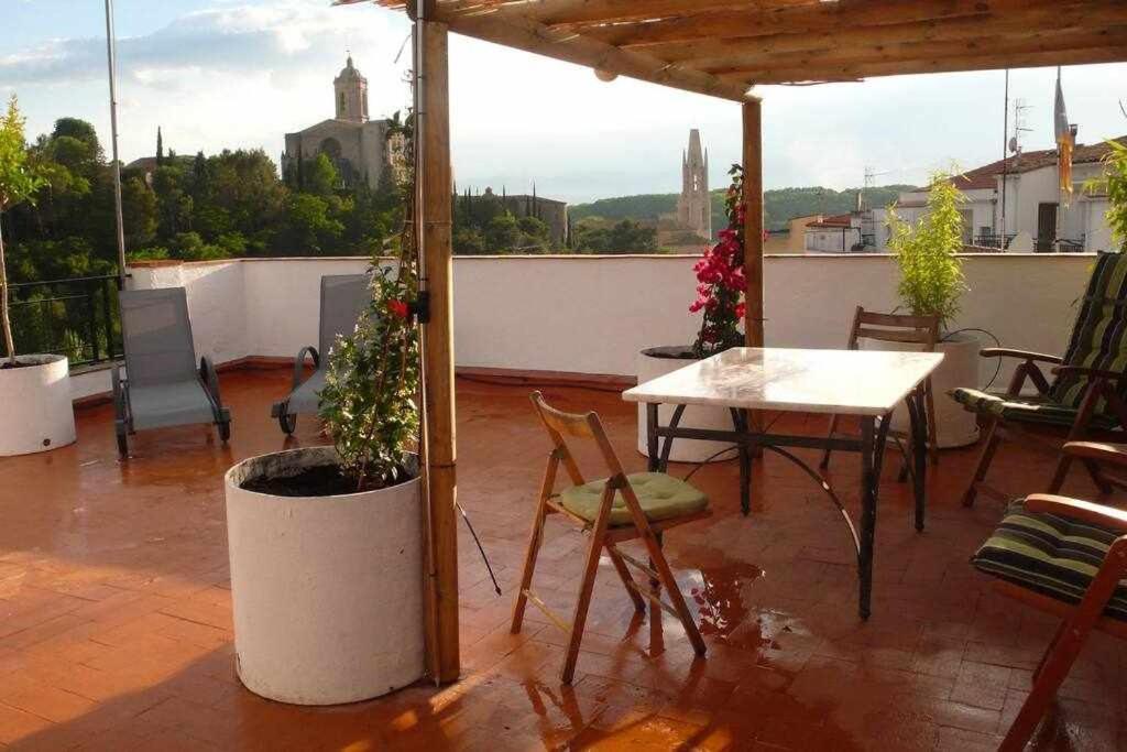 Apartamento Con Increibles Vistas Y Terraza Gérone Extérieur photo