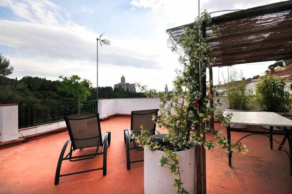 Apartamento Con Increibles Vistas Y Terraza Gérone Extérieur photo