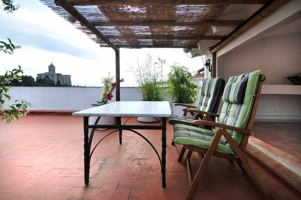 Apartamento Con Increibles Vistas Y Terraza Gérone Extérieur photo
