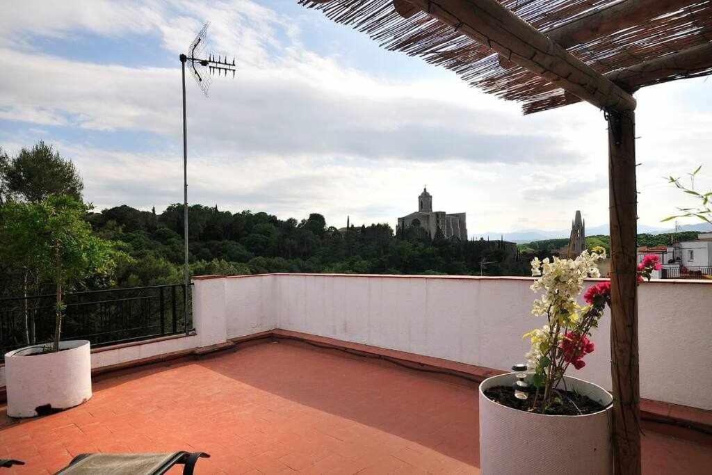 Apartamento Con Increibles Vistas Y Terraza Gérone Extérieur photo