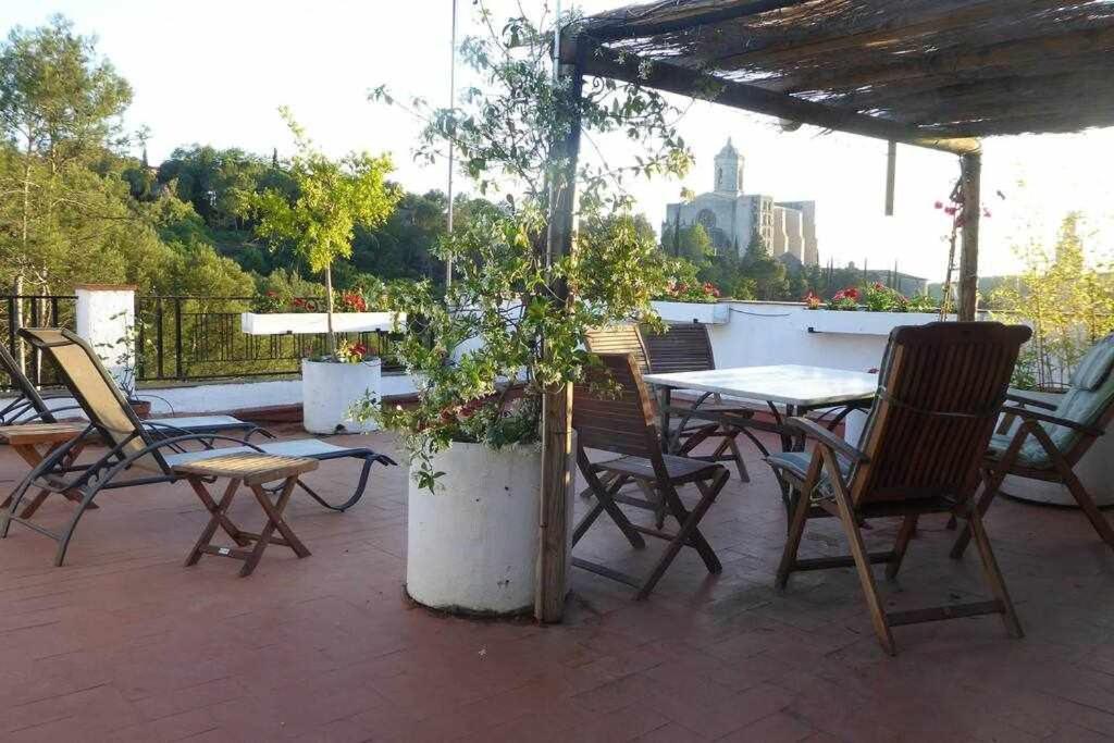 Apartamento Con Increibles Vistas Y Terraza Gérone Extérieur photo